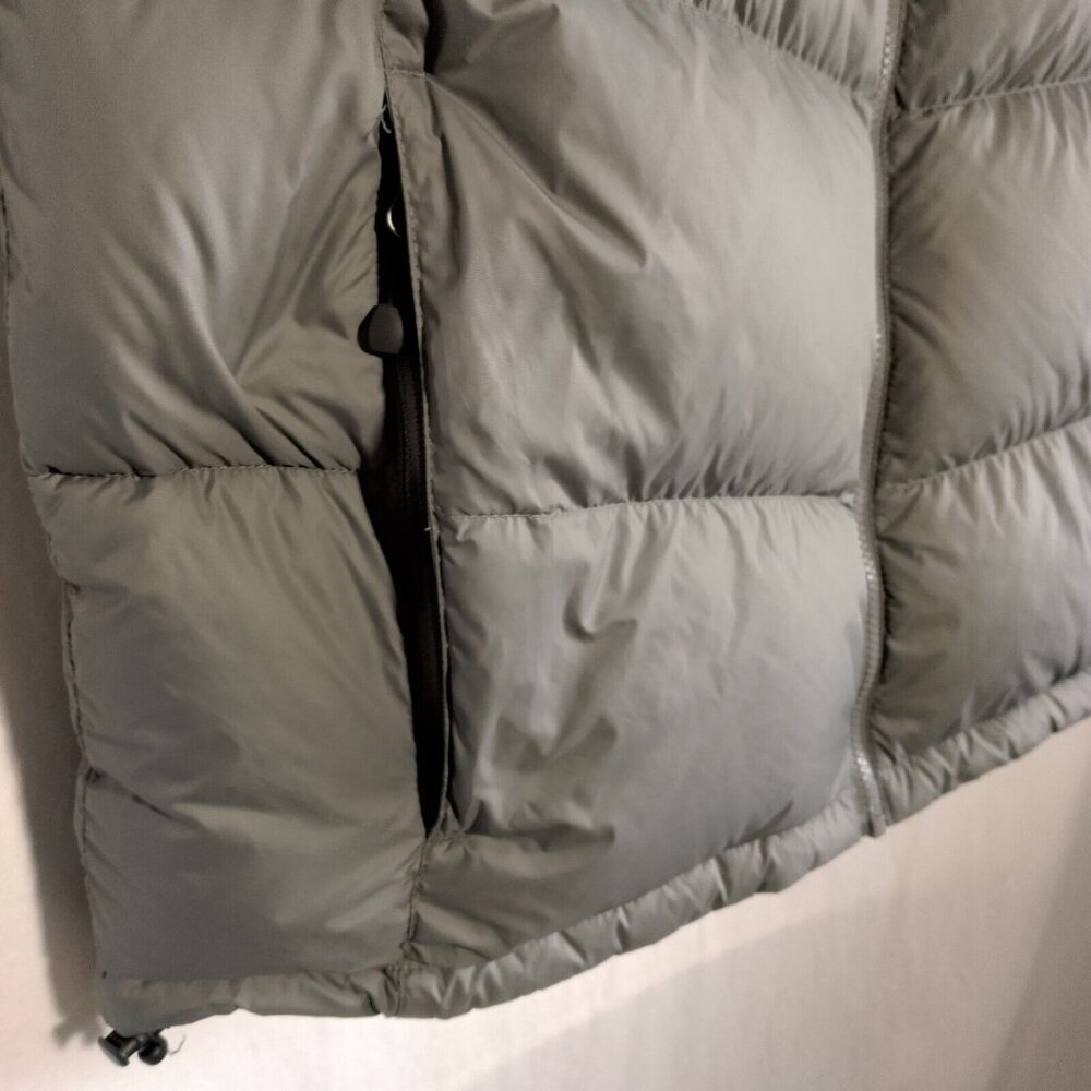 EB700 Eddie Bauer Puffer Vest Men L Tall Gray Goose Down Jacket - Picture 9 of 16